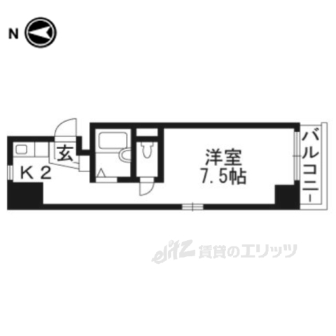 野村スチューデントハイツの間取り写真