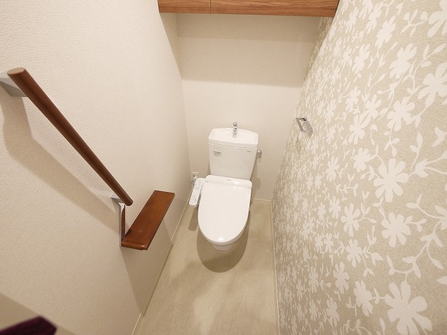 トイレ　ゆったりとした空間のトイレです