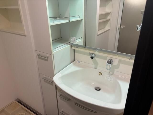 洗面設備　写真は同タイプ住居です。