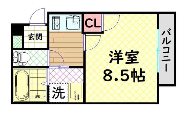 フジパレス百舌鳥赤畑町I番館の間取り写真