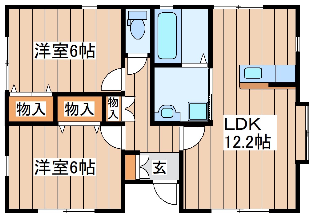 Bella Casa門暮Aの間取り写真