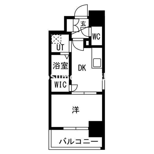 ワールドアイ大阪West Gateの間取り写真