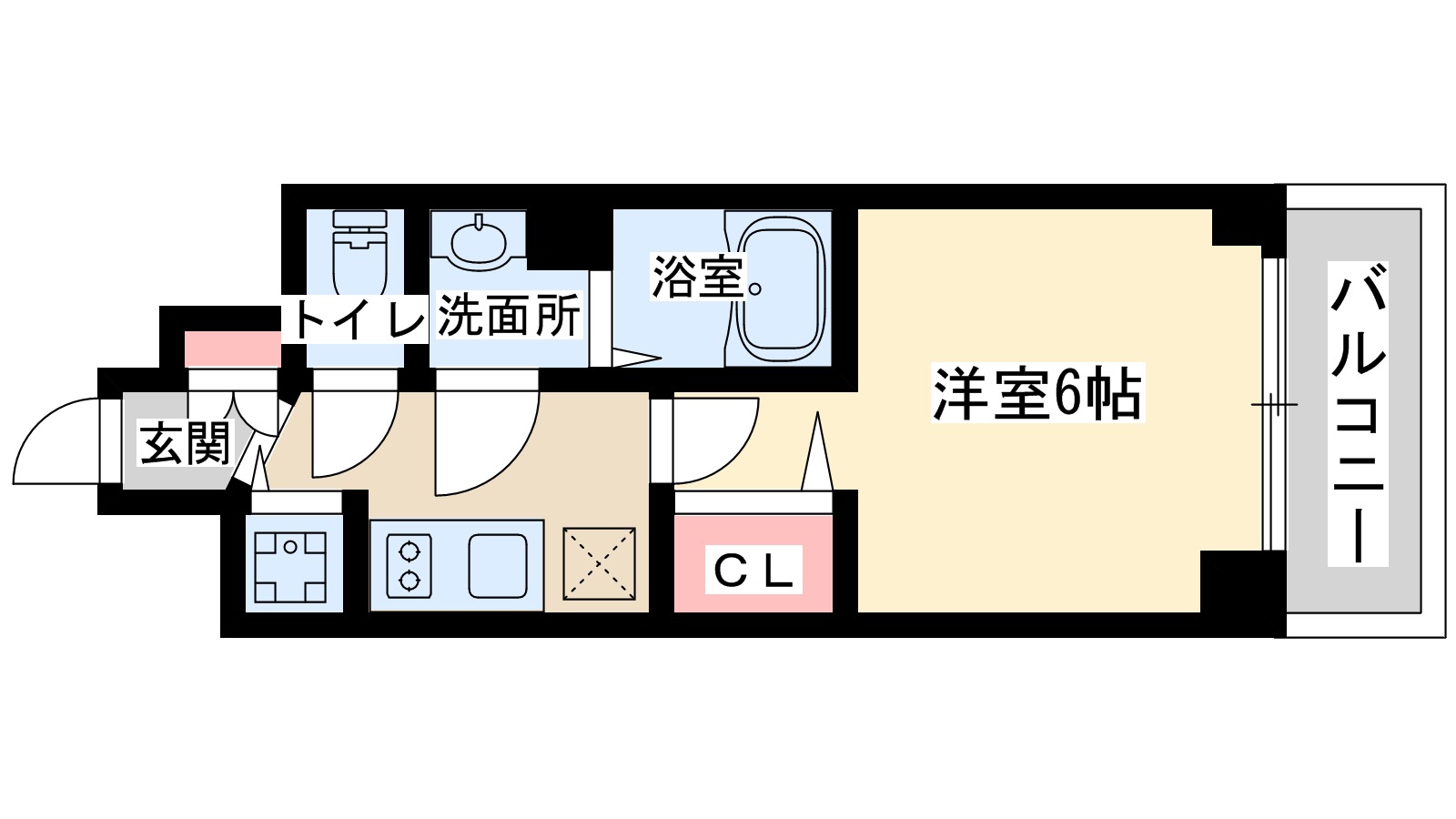 地下鉄御堂筋線 西中島南方駅 徒歩11分 12階建 築10年の間取り写真