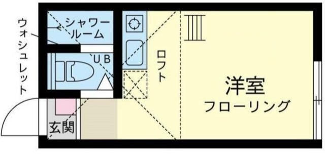 ユナイト天王町アニーレの間取り写真