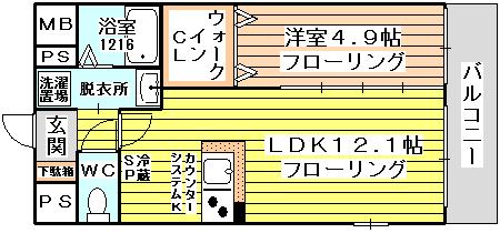 パルクレールの間取り