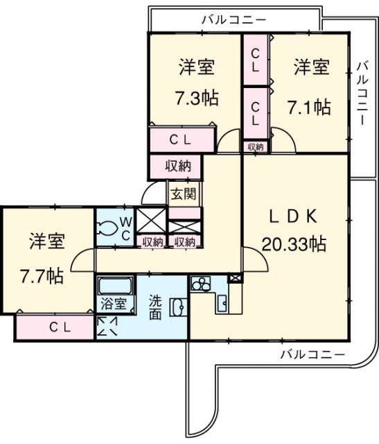 ＡＲＤＥＡの間取り