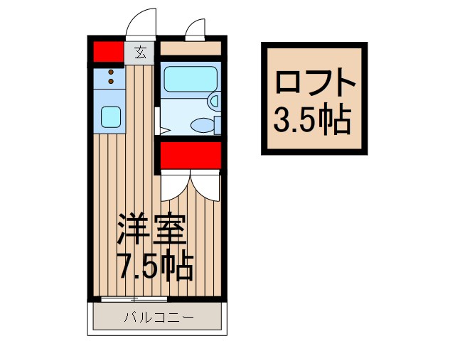 パールシティアサヒの間取り