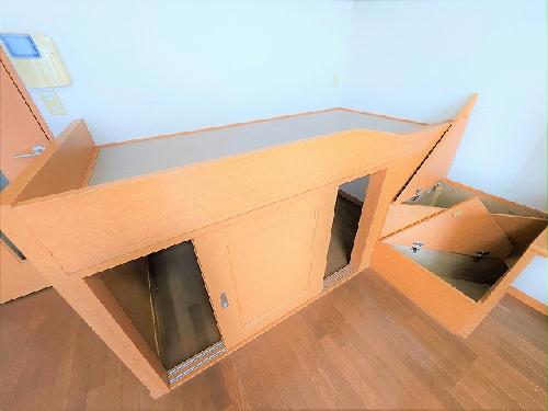 収納　ベッド下収納でお部屋スッキリ