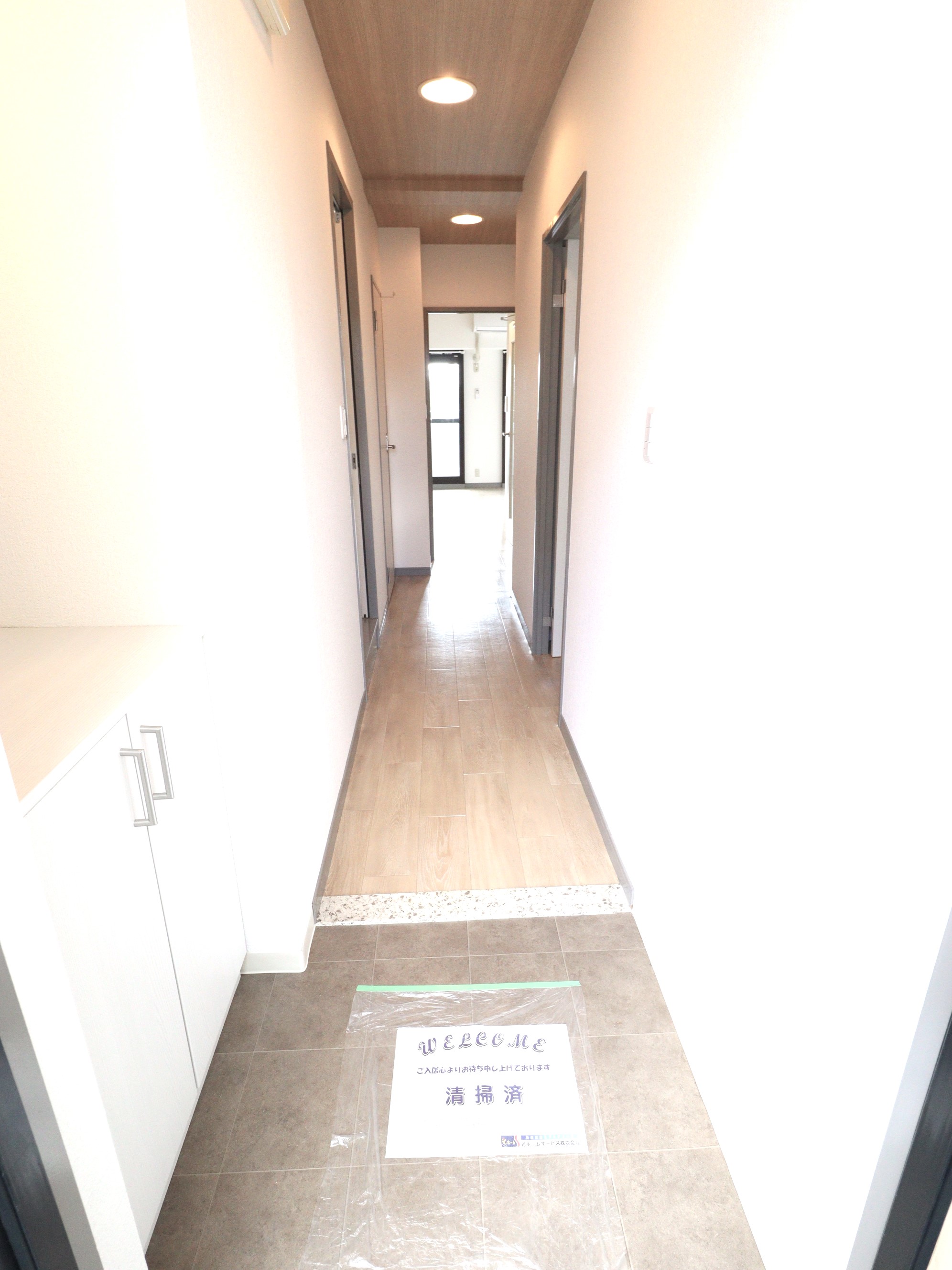 玄関　ゆったりとした玄関