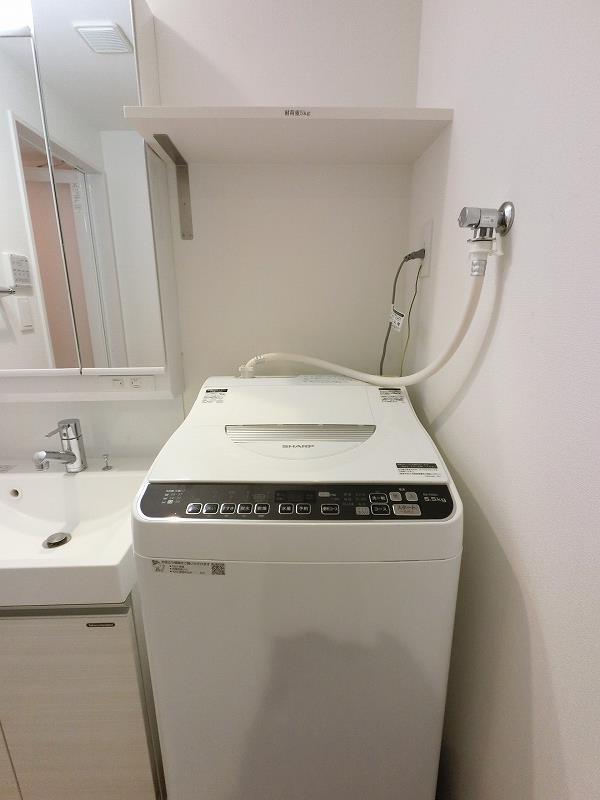 その他設備　室内洗濯機置き場（家具・家電付き）