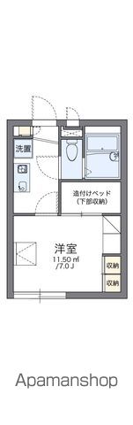 レオパレスアンセストラルの間取り写真