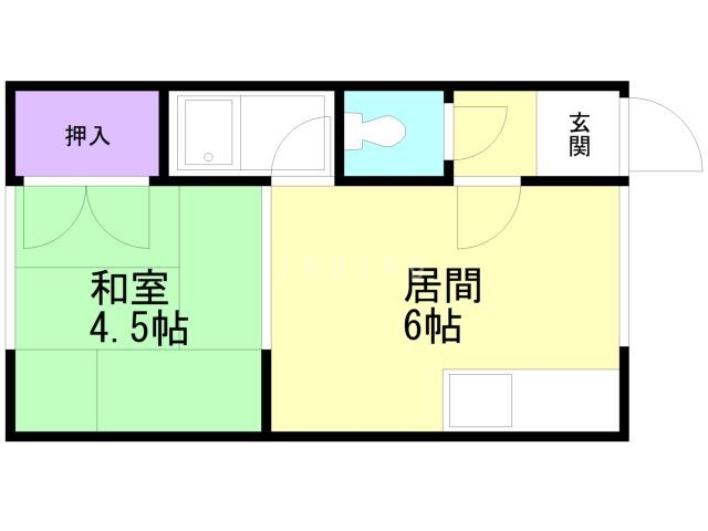 ハイツ１６の間取り