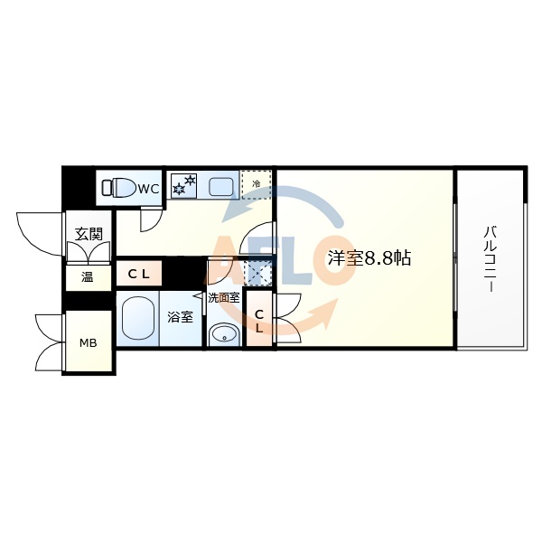 CASSIA高井田NorthCourtの間取り