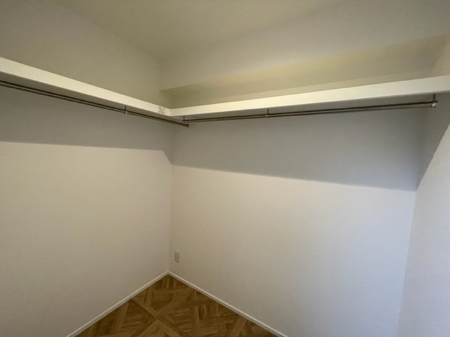 収納　ウォークインクローゼットです。