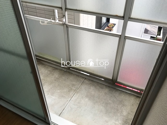 バルコニー　きっちりと目隠しがあるので、安心ですね♪