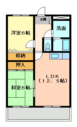 【サザンコート片縄の間取り】