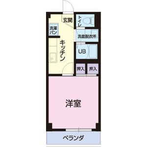 蒲郡市三谷町のアパートの間取り