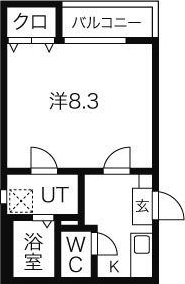 クレフラストひょうたん山の間取り