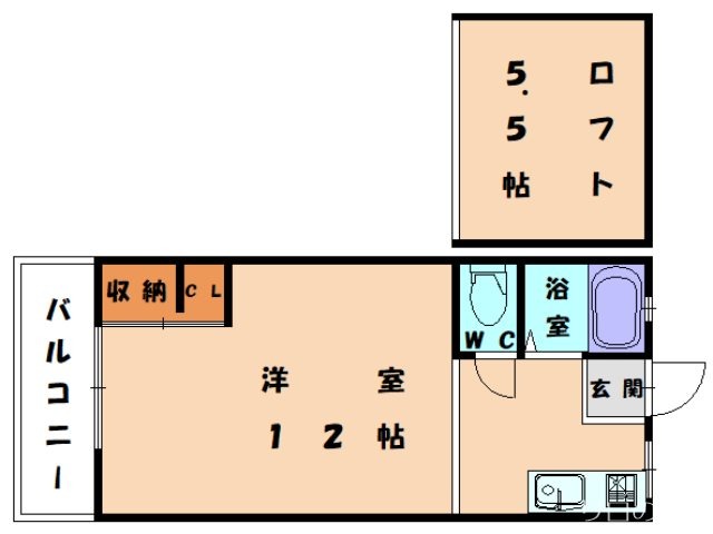 ドリームａB棟の間取り