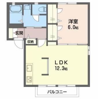 ハイム長田　A棟の間取り