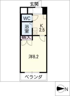 桜山四丁目マンションの間取り