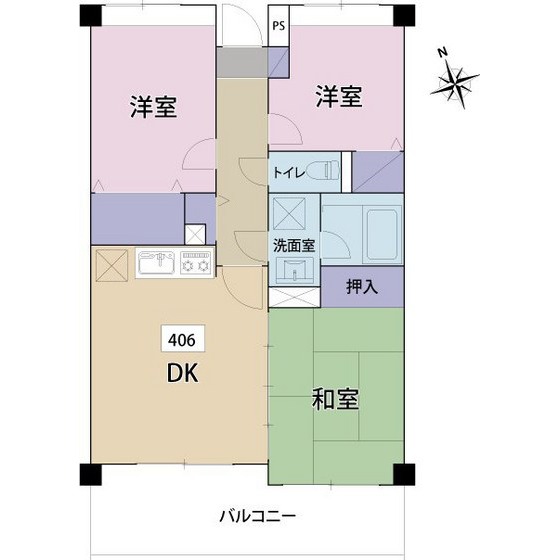 【エマーレ新川崎の間取り】