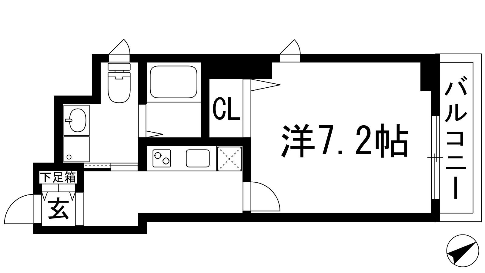 【ロイヤルメゾン宝塚の間取り】