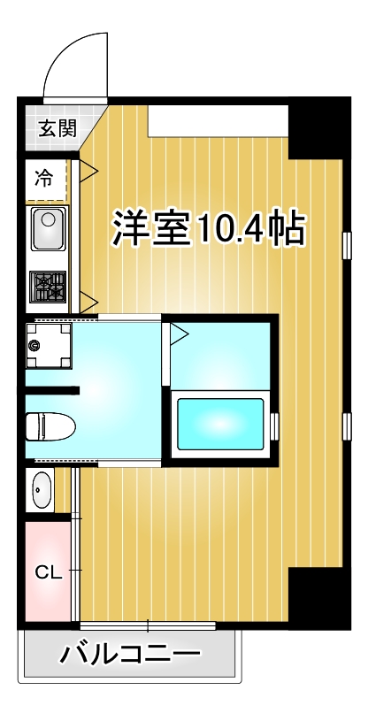 名古屋市千種区姫池通のマンションの間取り