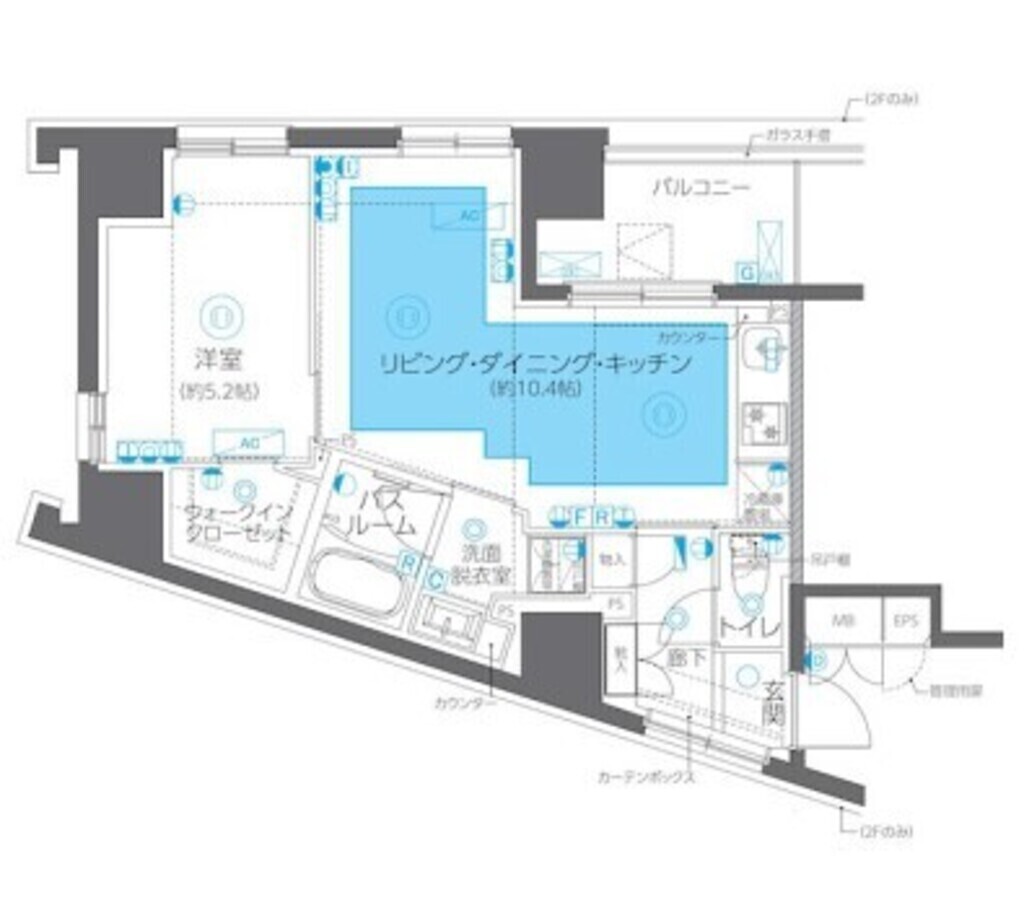 ズーム方南町の間取り