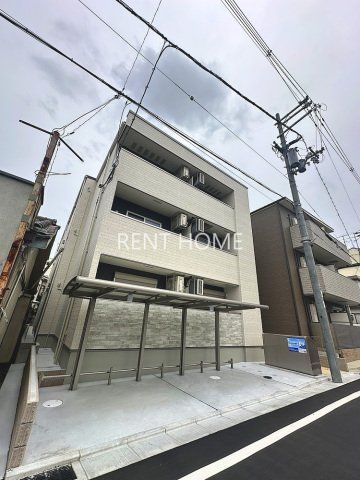 東大阪市横沼町のアパートの建物外観