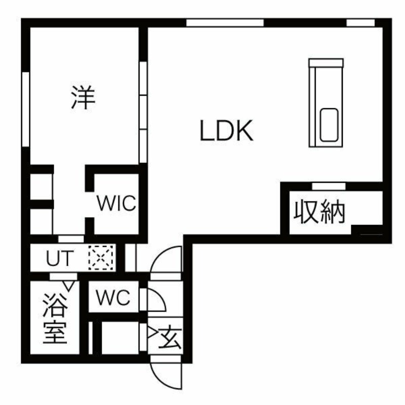 【R-fino札幌桑園の間取り】