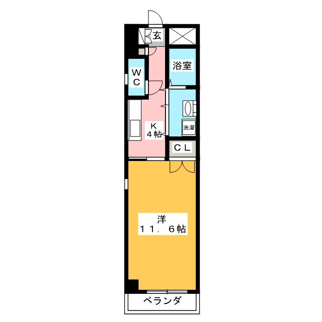 かむろビル　西館の間取り