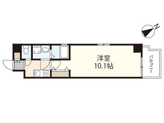 【広島市中区大手町のマンションの間取り】