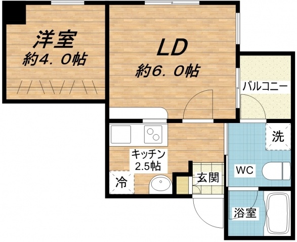 デュオ・グラン梅田東の間取り