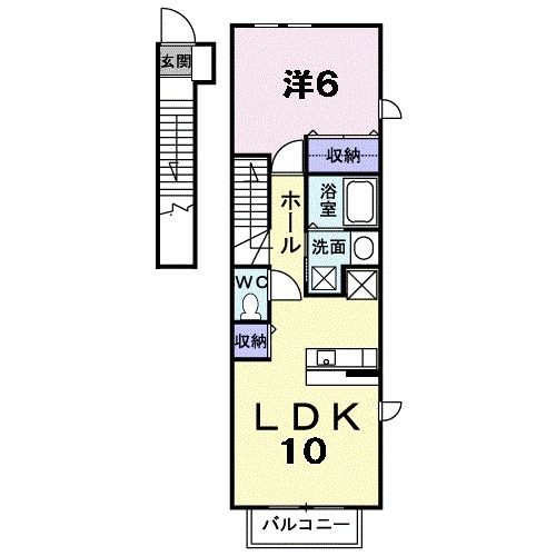 リヴィエール・Ｋの間取り