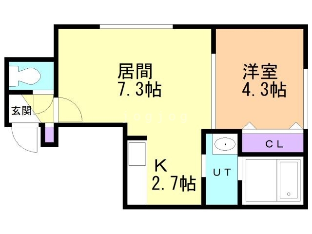 ａｌｉｖｉｏ東野幌の間取り