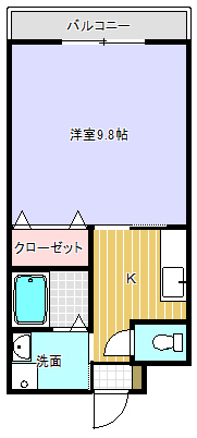 メゾン小西名坂２番館の間取り