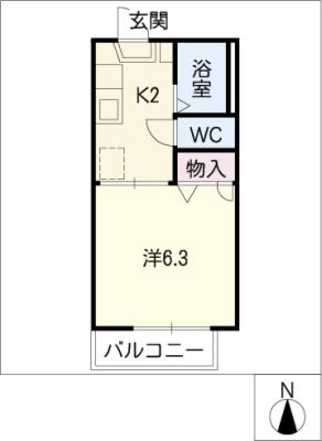 エントピア２１　Ｂ棟の間取り