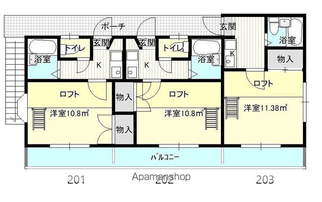 権現町APの間取り写真