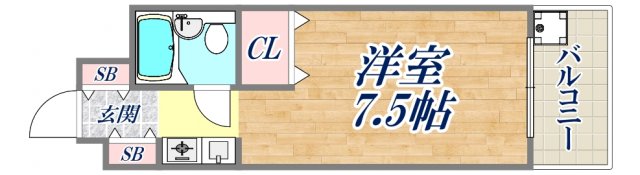 パティオ甲子園口の間取り