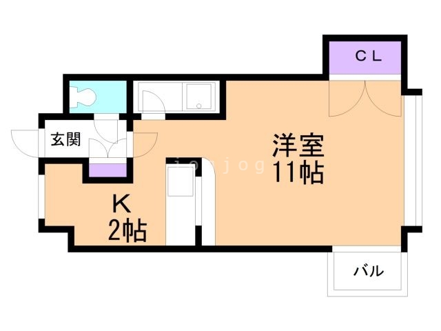 サンシャイン山鼻の間取り