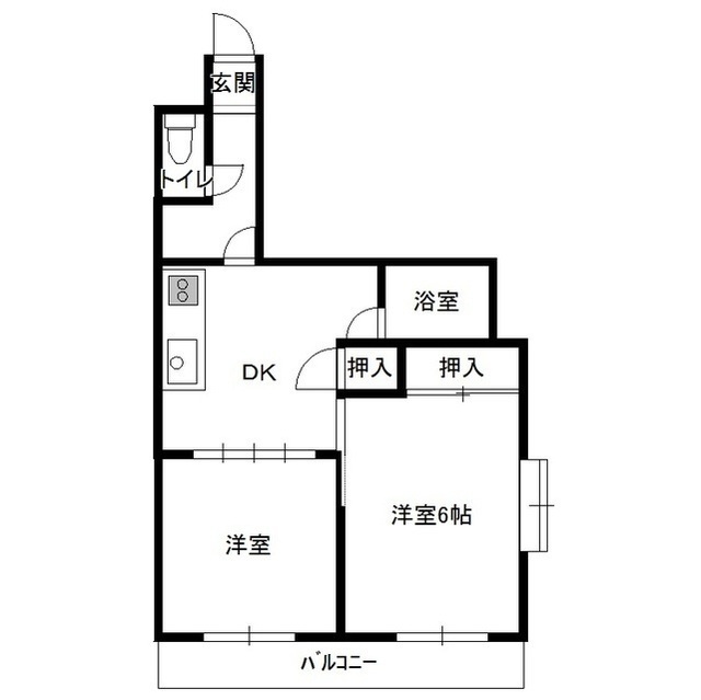 サンシティ吉成の間取り