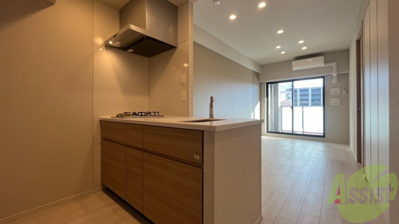 キッチン　キッチンです。２口ガスコンロのシステムキッチンです。