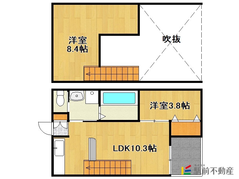 ＤＲＥＡＭ　ＳＴＡＧＥ香椎Ｏａｓｅの間取り