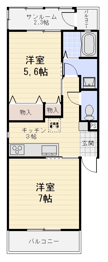 ITOマンションの間取り