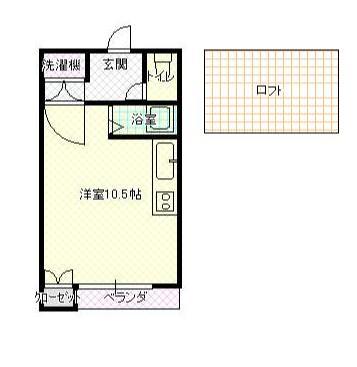 山形市南館西のアパートの間取り