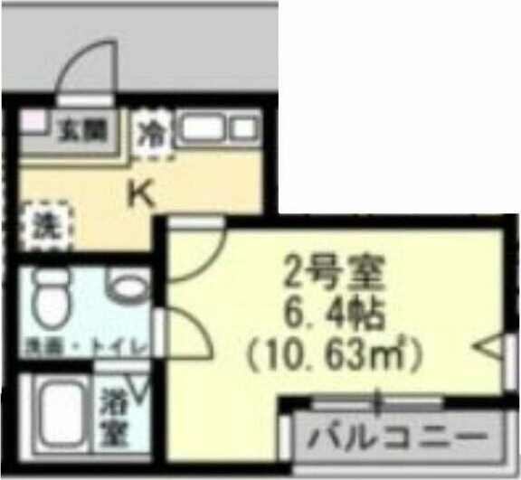 横浜市金沢区寺前のアパートの間取り