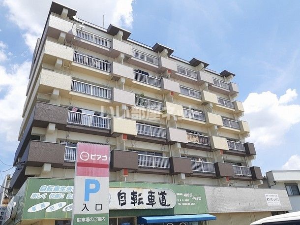 豊川市末広通のマンションの建物外観