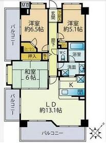 ダイアパレス幕張本郷ウィンダムヒルの間取り