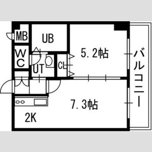 グランカーサ南11条の間取り